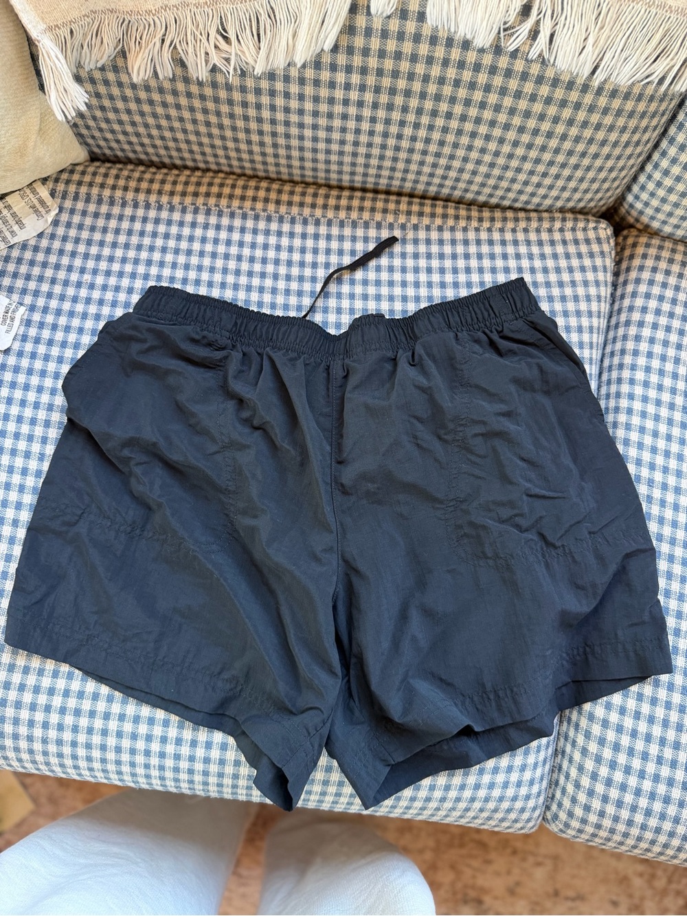 Columbia Black Athletic Shorts with Elastic Waist